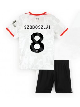 Liverpool Dominik Szoboszlai #8 Dječji Rezervni Dres kompleti 2024-25 Kratak Rukavima (+ kratke hlače)